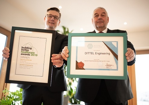 Florian und Gernod Dittel mit verliehenen Awards 2019